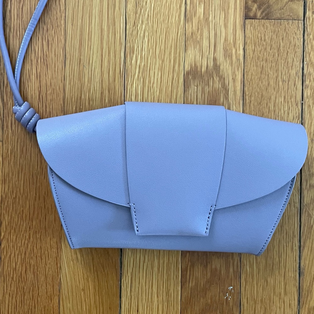 Lavender Anthropologie Clutch Crossbody Purse NWT